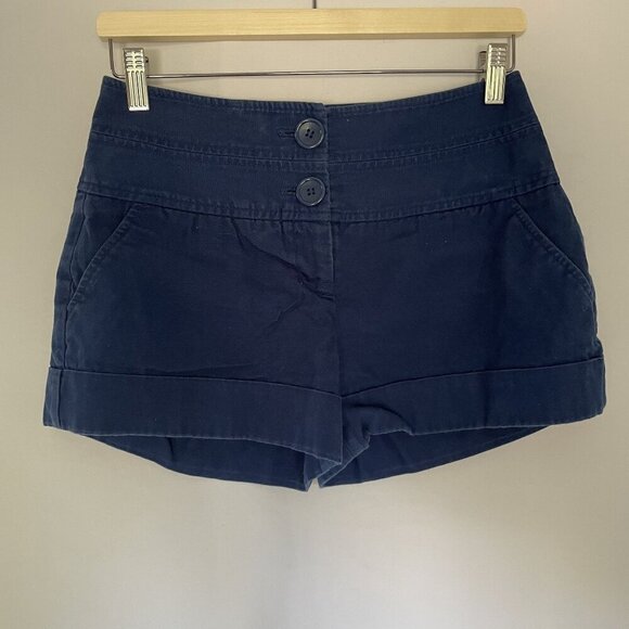 The Limited Pants - The Limited royal blue short summer shorts casual cotton pockets size 4 comfort